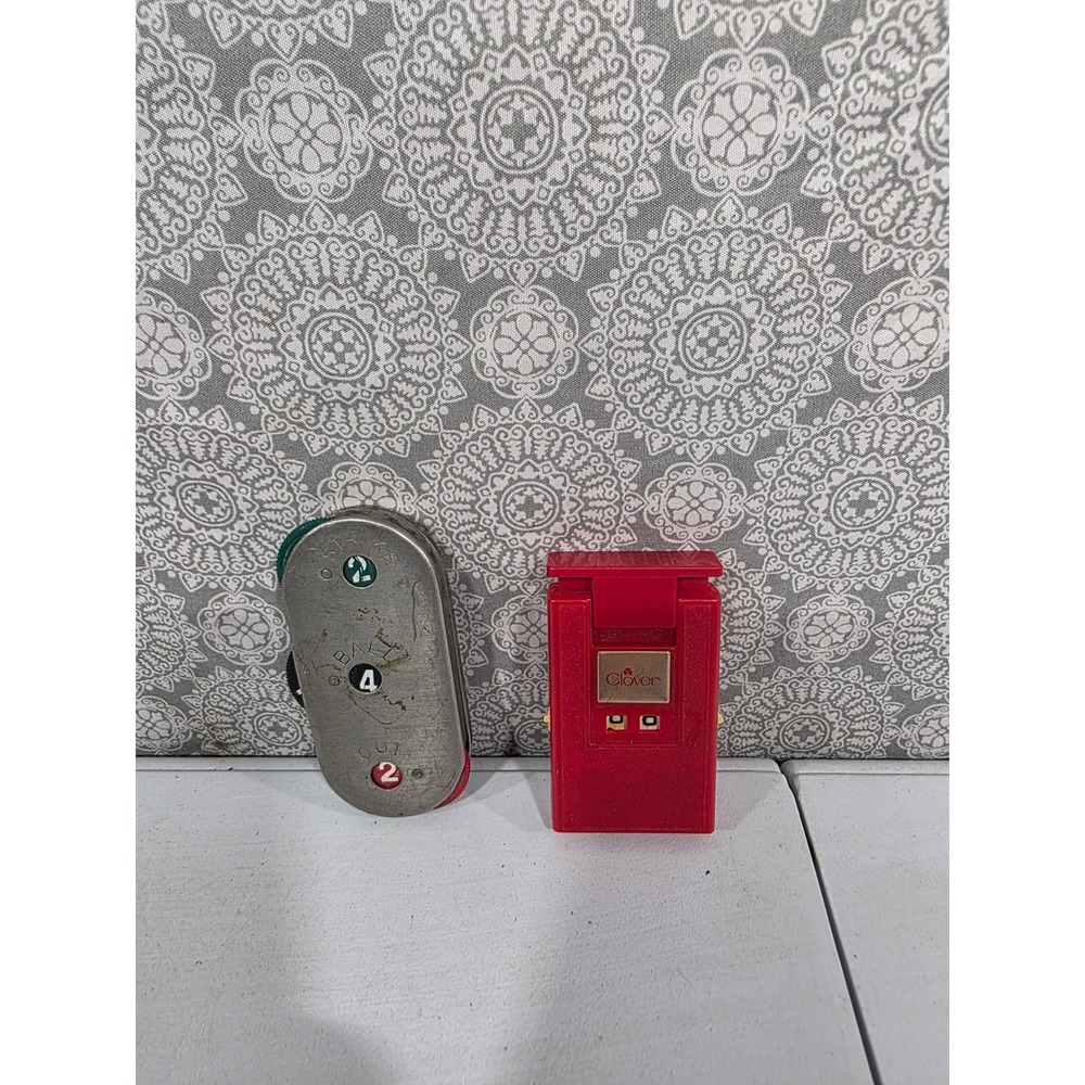 Vintage Clover Baseball Score Keeper Counter Japan Stainless Steel Softball READ